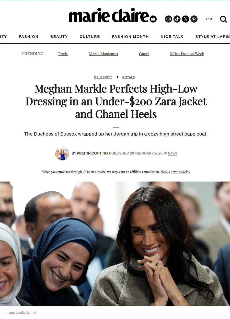 Meghan Markle Perfects High-Low Dressing in an Under-$200 Zara Jacket and Chanel Heels