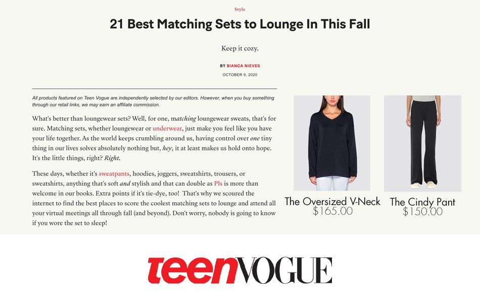 21 Best Matching Sets to Lounge In This Fall-Bleusalt