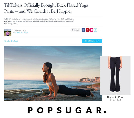 TikTokers Officially Brought Back Flared Yoga Pants — and We Couldn't Be Happier-Bleusalt