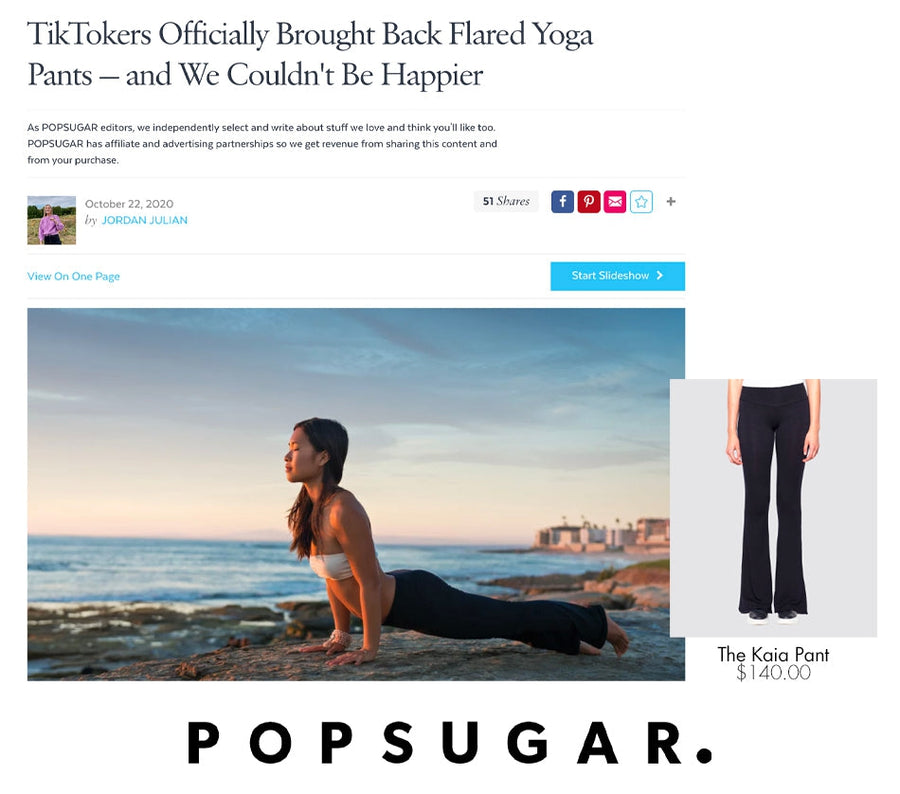 TikTokers Officially Brought Back Flared Yoga Pants — and We Couldn't Be Happier-Bleusalt
