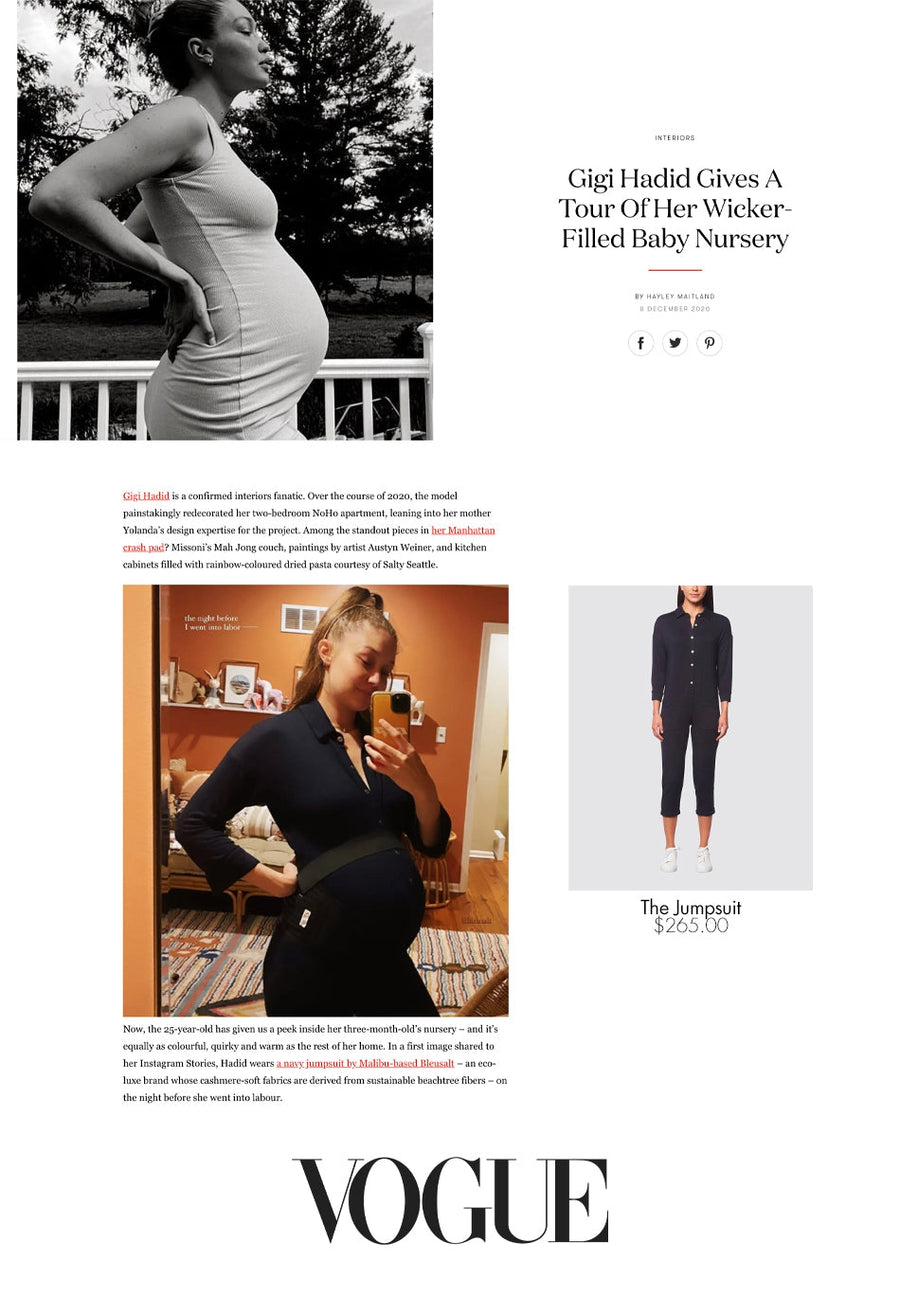 Gigi Hadid Gives A Tour Of Her Wicker-Filled Baby Nursery-Bleusalt