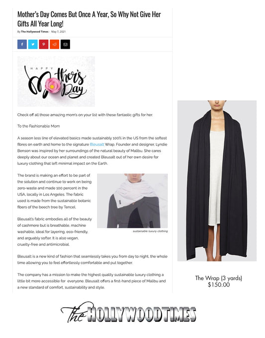 Mother’s Day Comes But Once A Year, So Why Not Give Her Gifts All Year Long!-Bleusalt