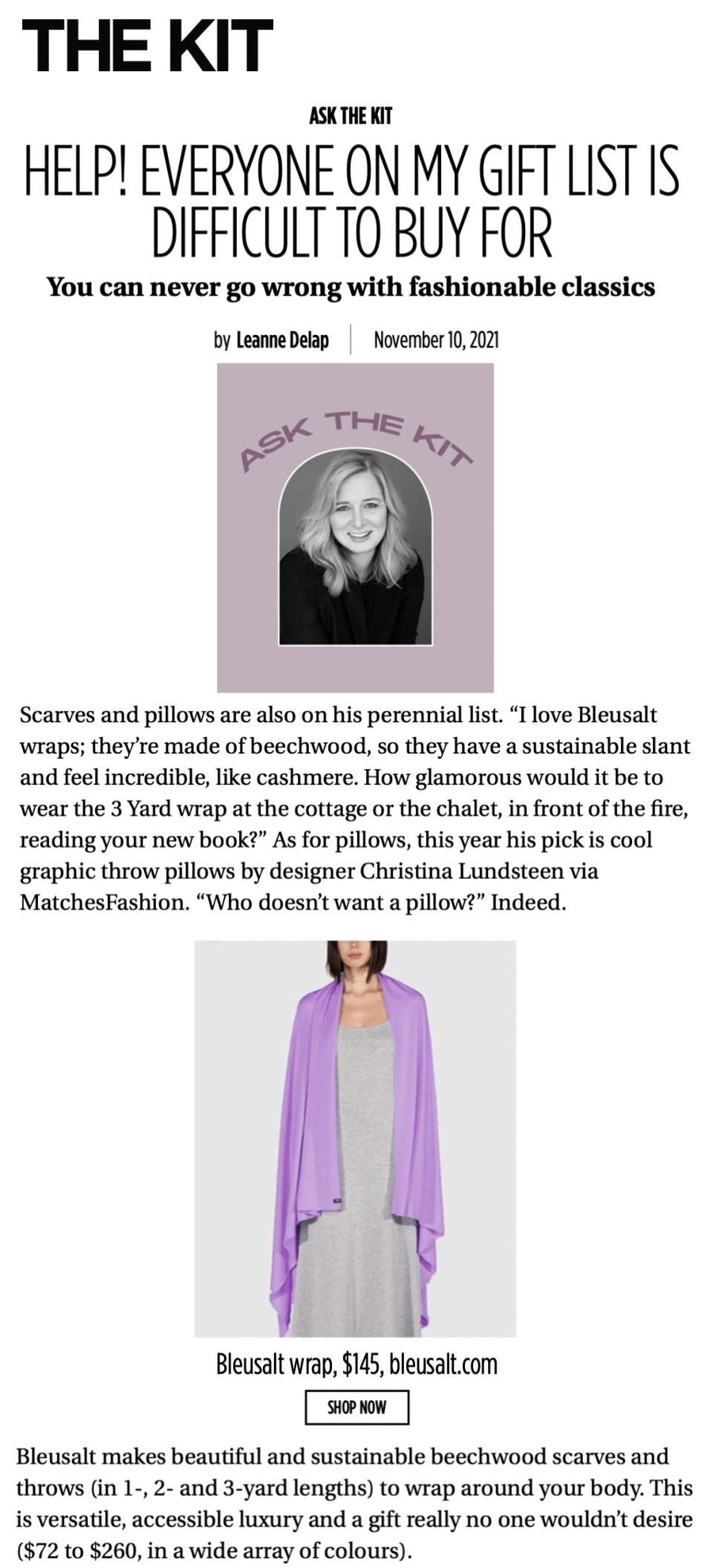 Help! Everyone on my Gift List is Difficult to Buy For-Bleusalt