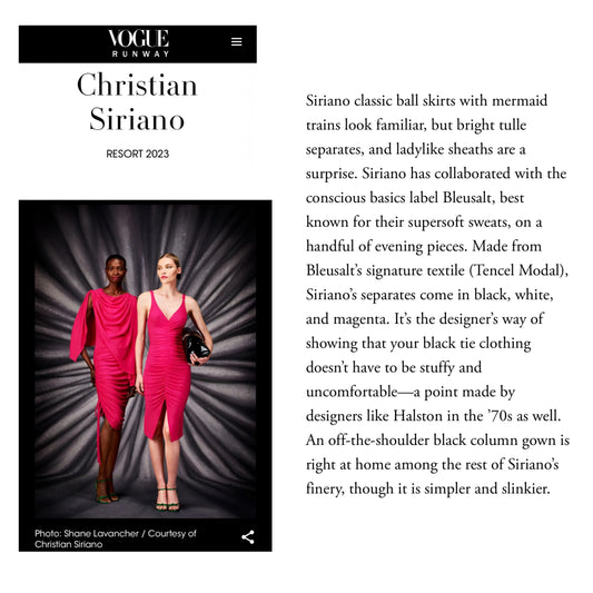 Vogue Runway: Christian Siriano Resort 2023-Bleusalt