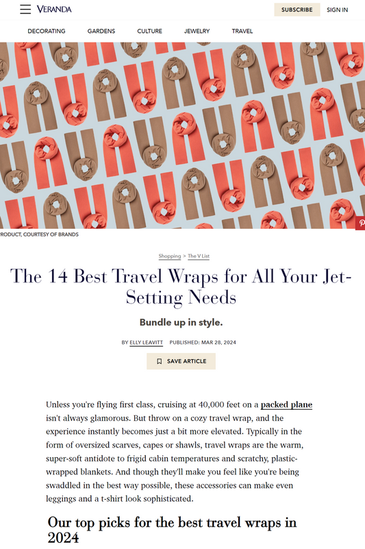 The 14 Best Travel Wraps for All Your Jet-Setting Needs