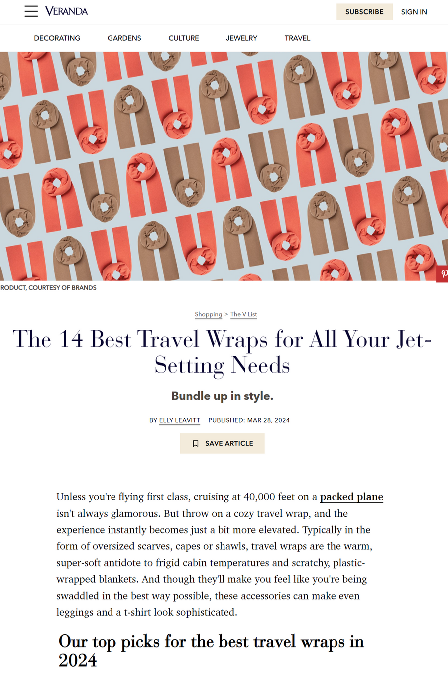 The 14 Best Travel Wraps for All Your Jet-Setting Needs