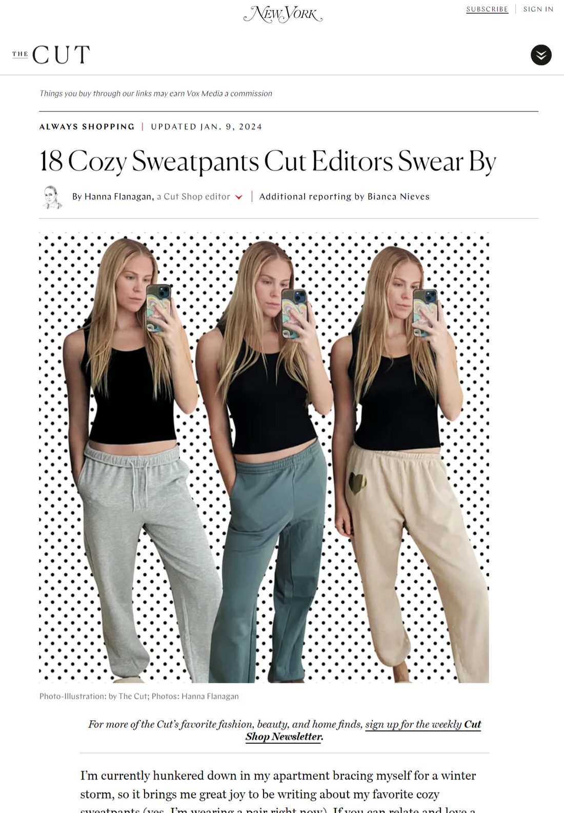 18 Cozy Sweatpants Cut Editors Swear By