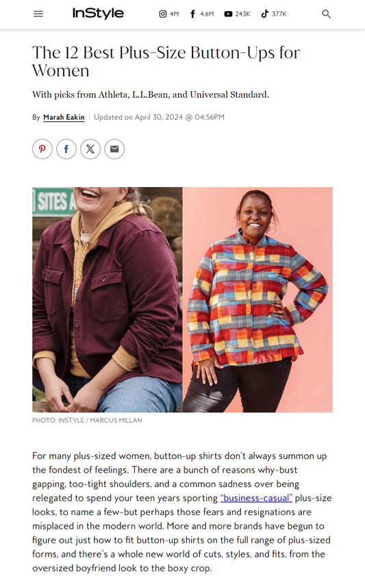 The 12 Best Plus-Size Button-Ups for Women