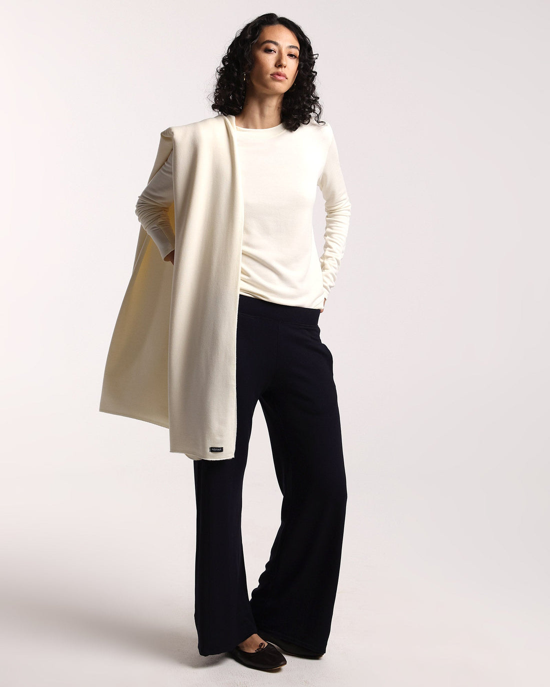 Bleusalt Cindy Crawford Pant styled as a wardrobe essential