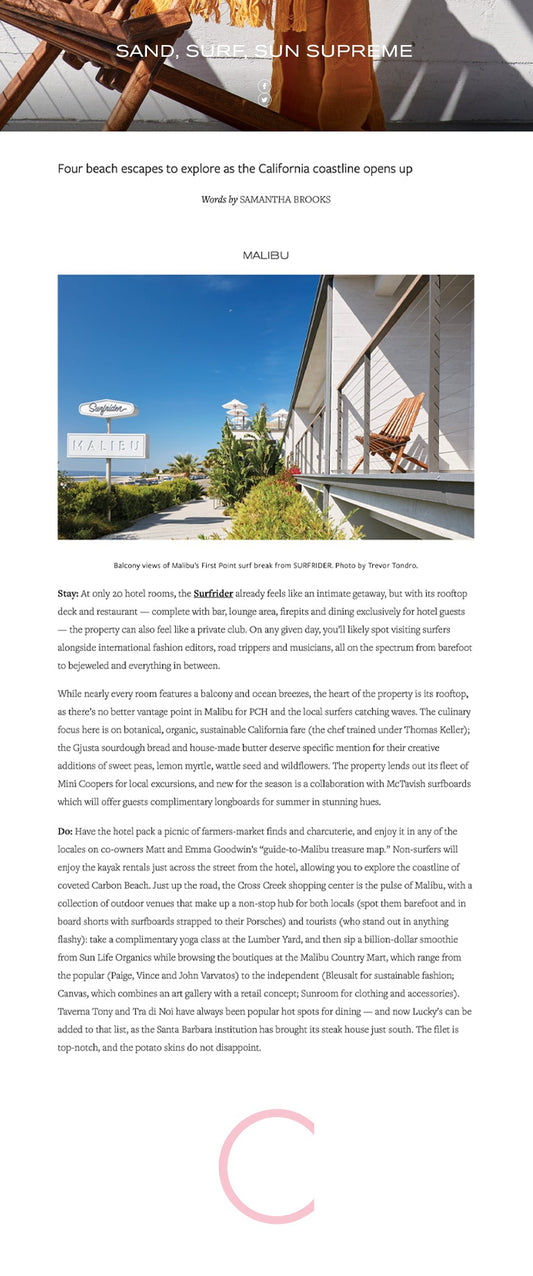 Four beach escapes to explore as the California coastline opens up-Bleusalt