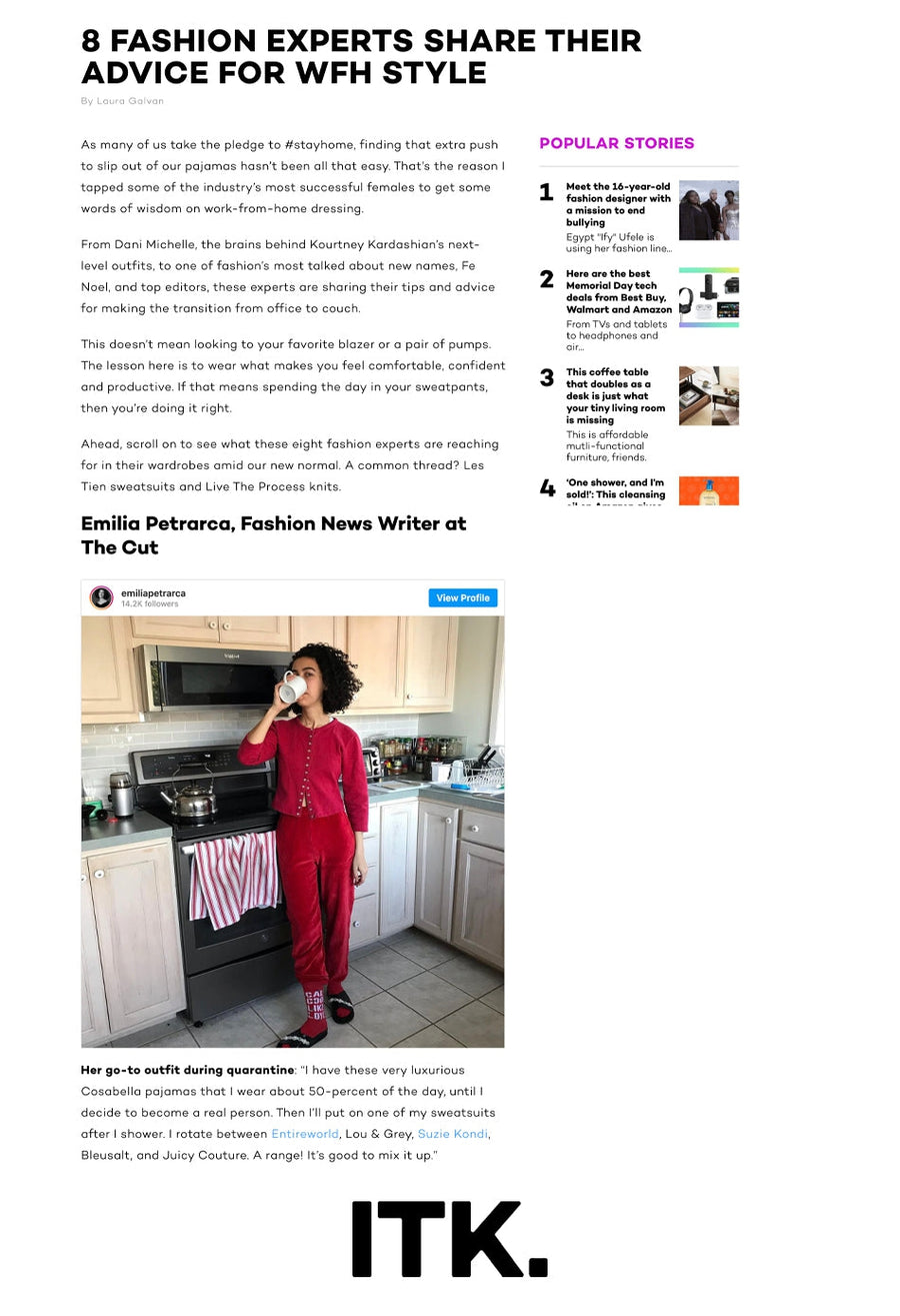 8 fashion experts share their advice for WFH style-Bleusalt