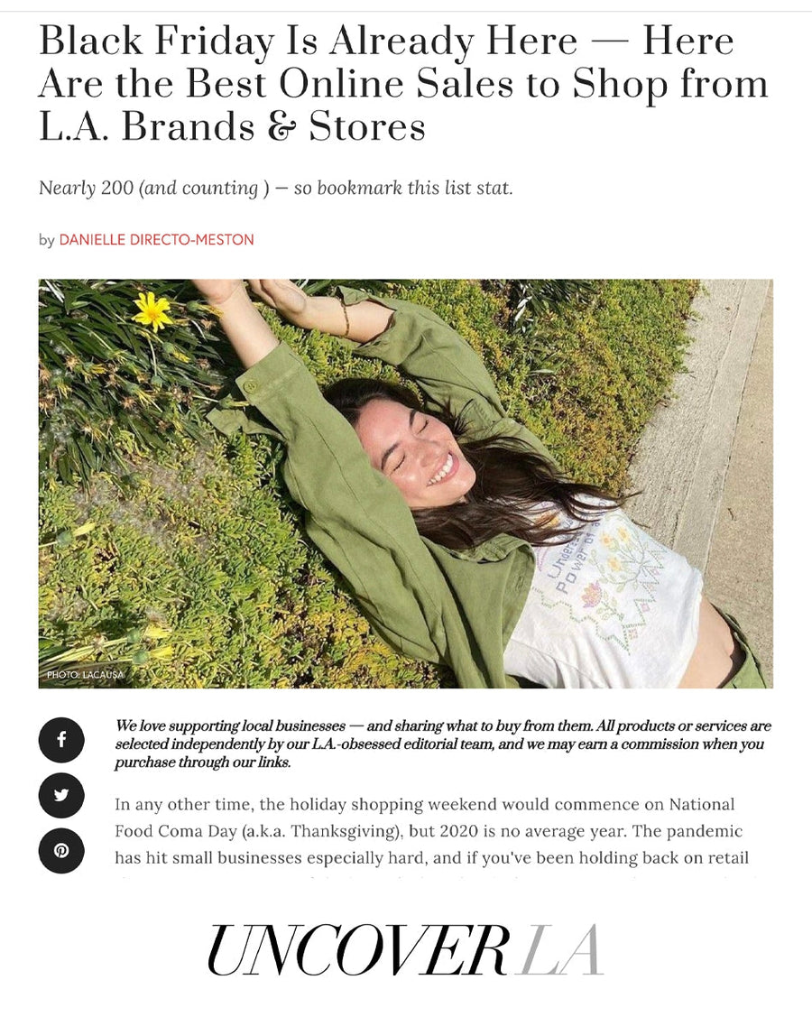 Black Friday Is Already Here — Here Are the Best Online Sales to Shop from L.A. Brands & Stores-Bleusalt