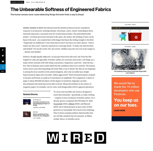 The Unbearable Softness of Engineered Fabrics-Bleusalt