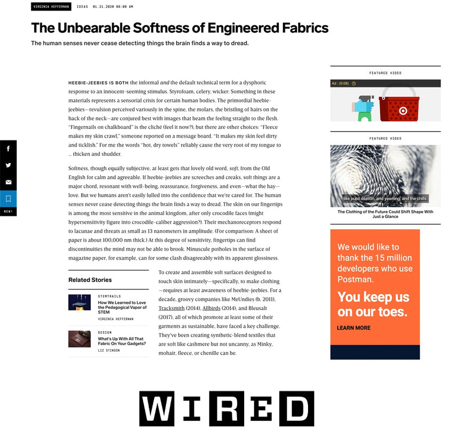 The Unbearable Softness of Engineered Fabrics-Bleusalt