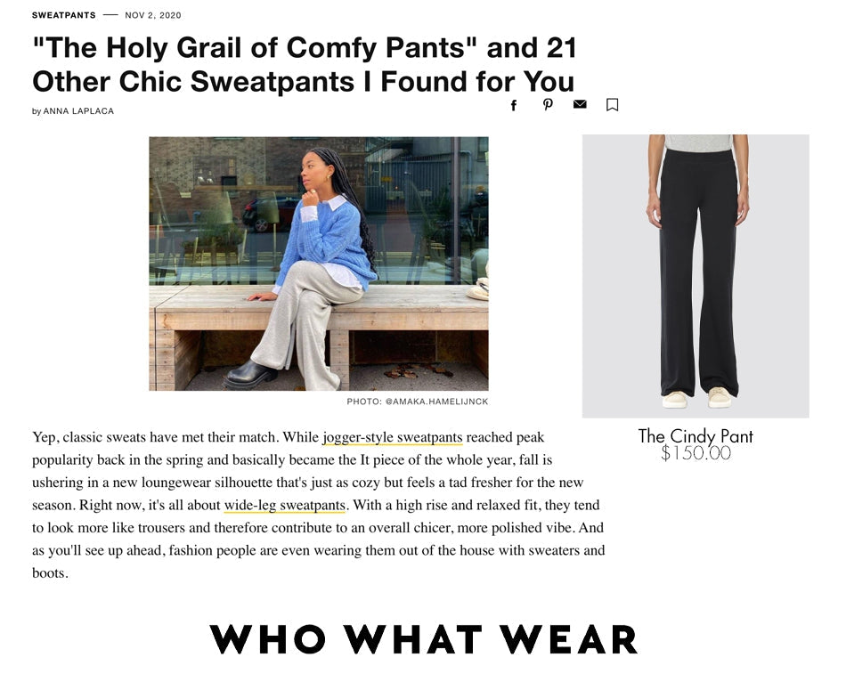 "The Holy Grail of Comfy Pants" and 21 Other Chic Sweatpants I Found for You-Bleusalt