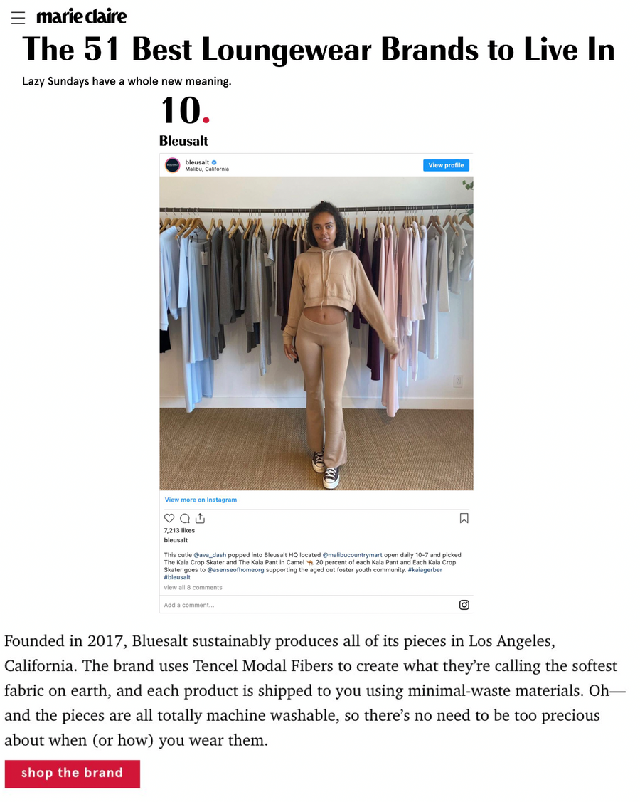 The 51 Best Loungewear Brands to Live In-Bleusalt