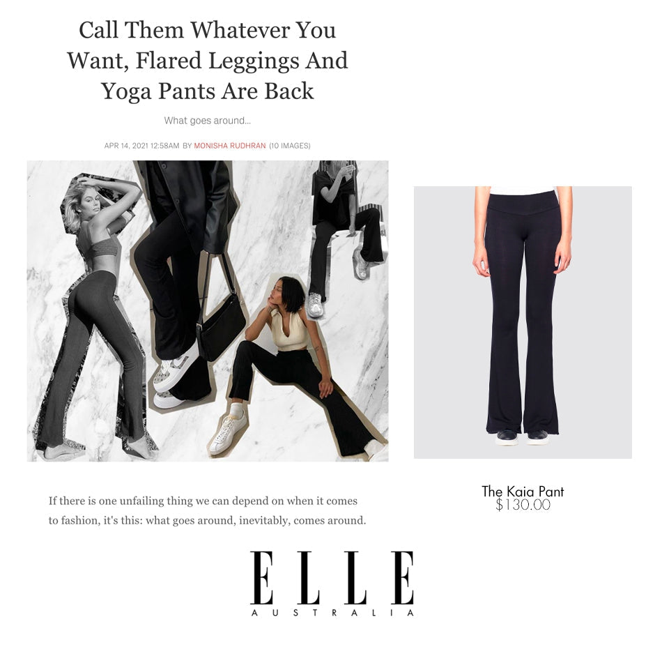 Call Them Whatever You Want, Flared Leggings And Yoga Pants Are Back-Bleusalt