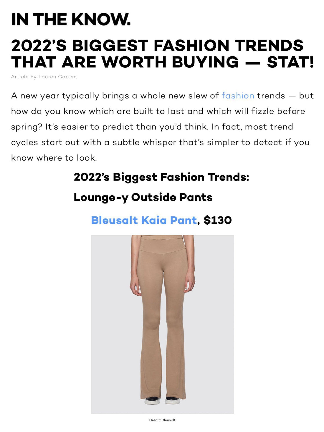 2022's Biggest Fashion Trends That Are Worth Buying - Stat!-Bleusalt