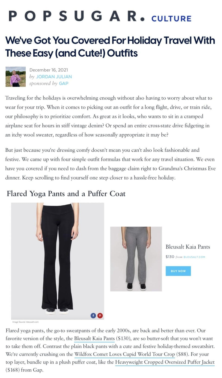 We've Got You Covered for Holiday Travel with These Easy (and cute!) Outfits-Bleusalt