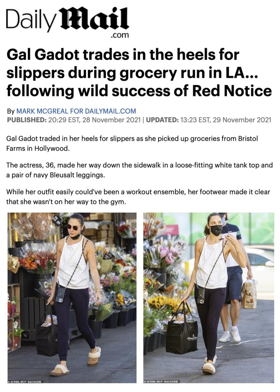 Gal Gadot trades in the heels for slippers during grocery run in LA-Bleusalt