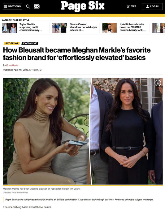 How Bleusalt became Meghan Markle’s favorite fashion brand for ‘effortlessly elevated’ basics