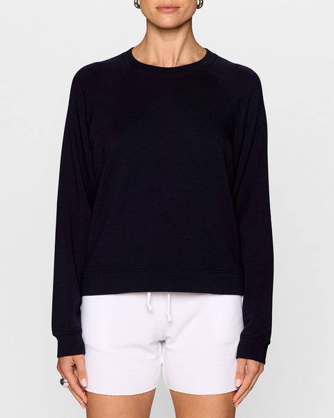 m.u CLASSY RAGLAN SWEAT ベージュ×ブラック Topman boxy fit raglan sweatshirt in khaki | ASOS
