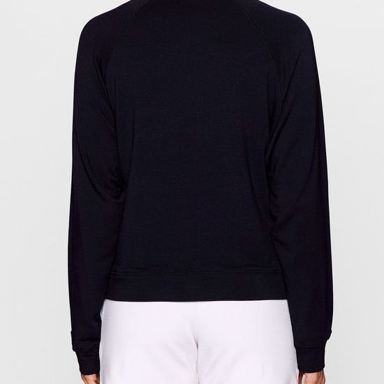 Navy | Women's Raglan Crew by Bleusalt
