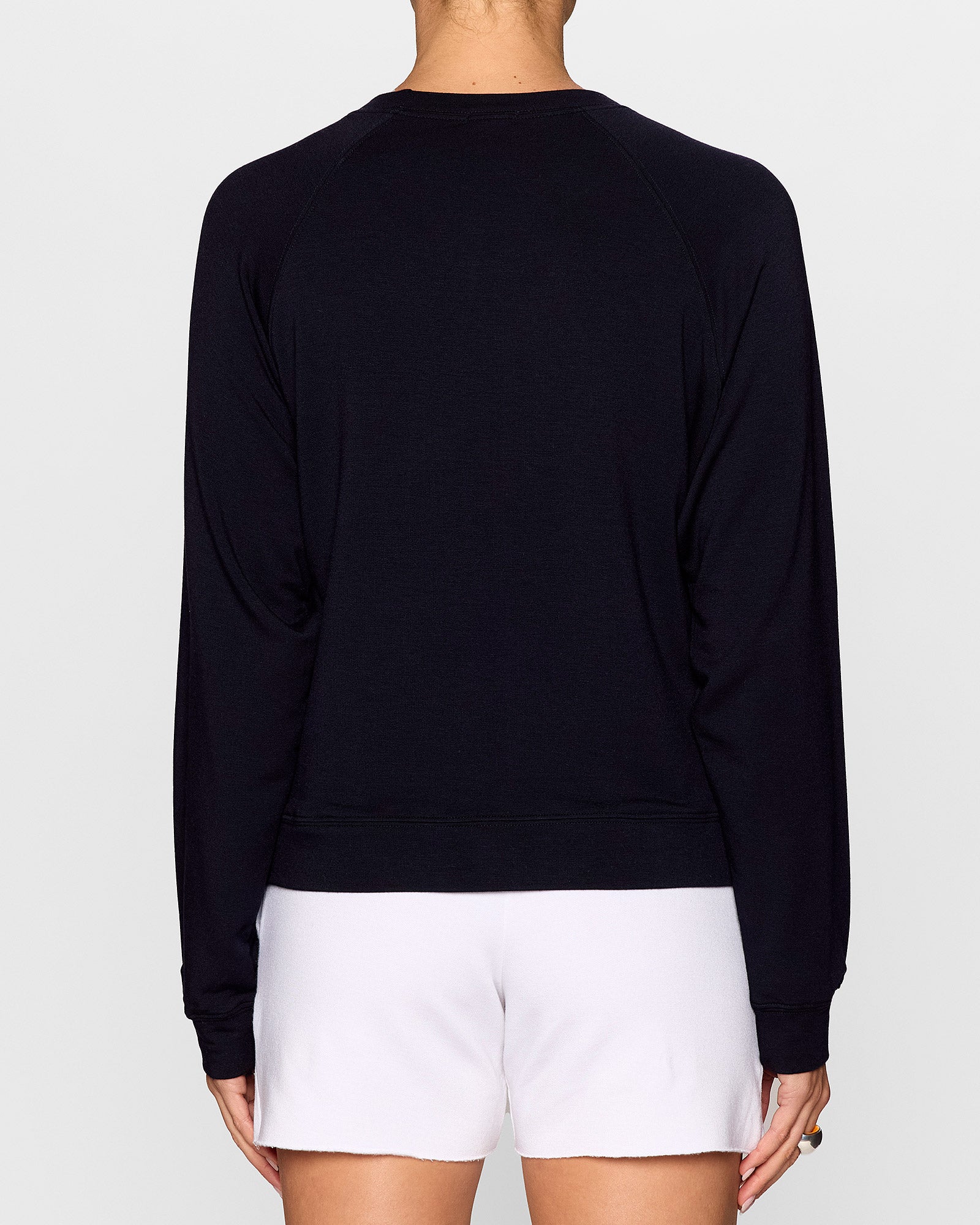 Navy | Women's Raglan Crew by Bleusalt