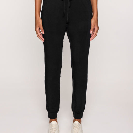 Black | The Women's Elevated Jogger Front