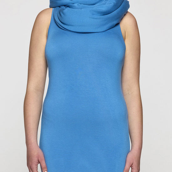 Pacific Bleu | Rich Blue Neck Wrap Scarf