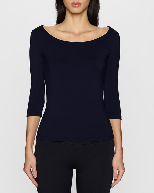 Navy | The Ballet Top by Bleusalt