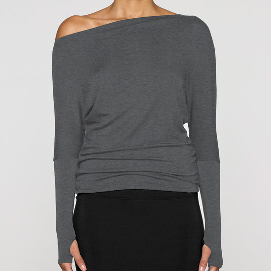 Dark Gray | The Cindy Top Front