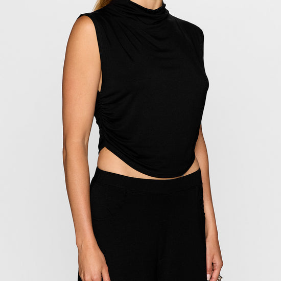 Black | The Nina Sleeveless Top