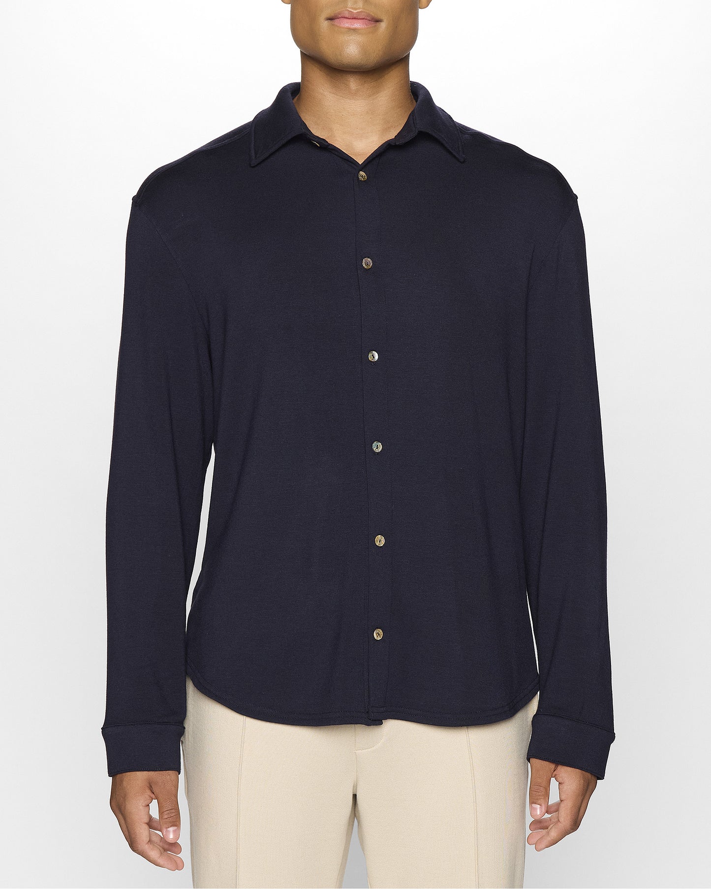 Navy | The Men's Classic Shirt Front