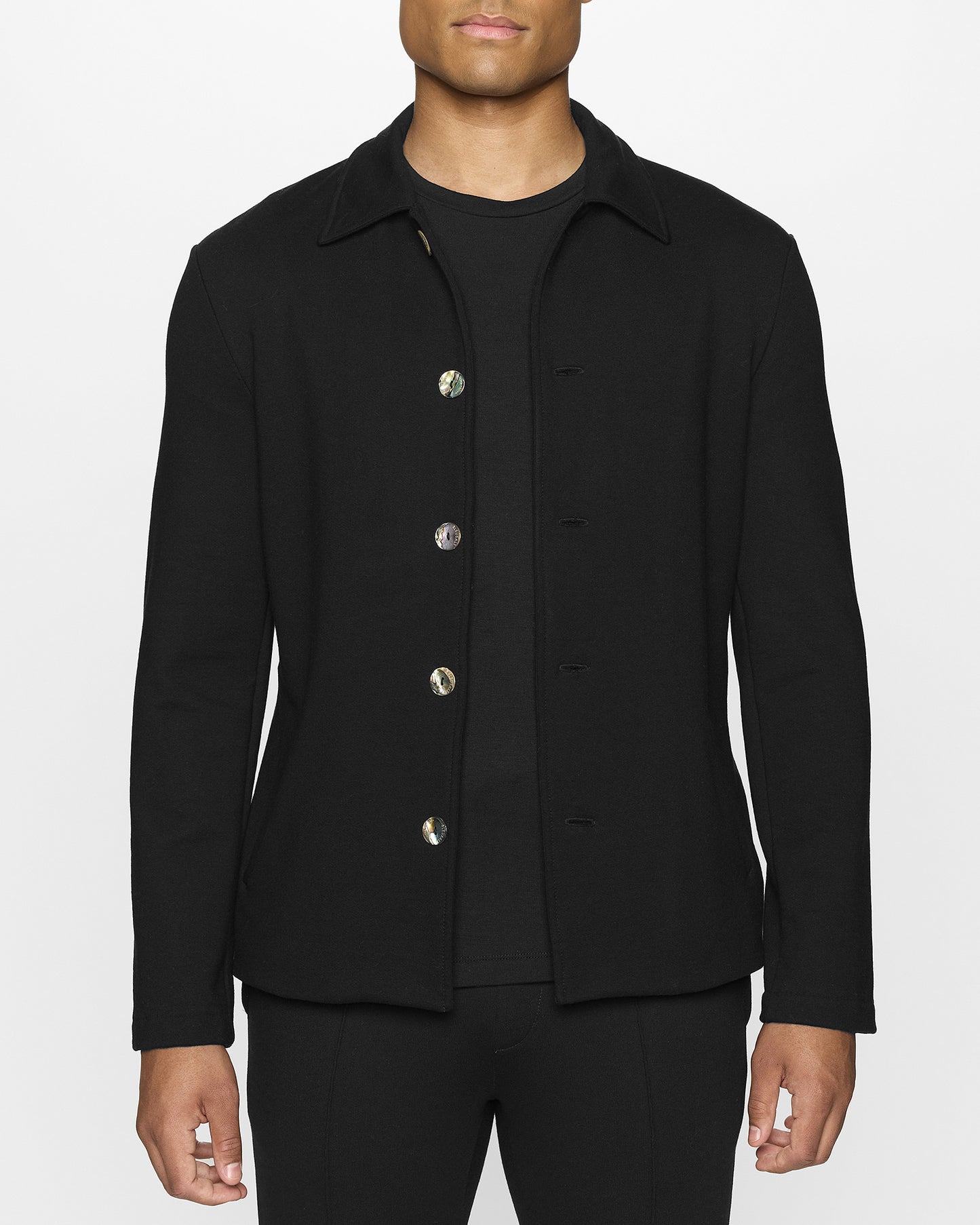 Black | The Men's Shacket by Bleusalt