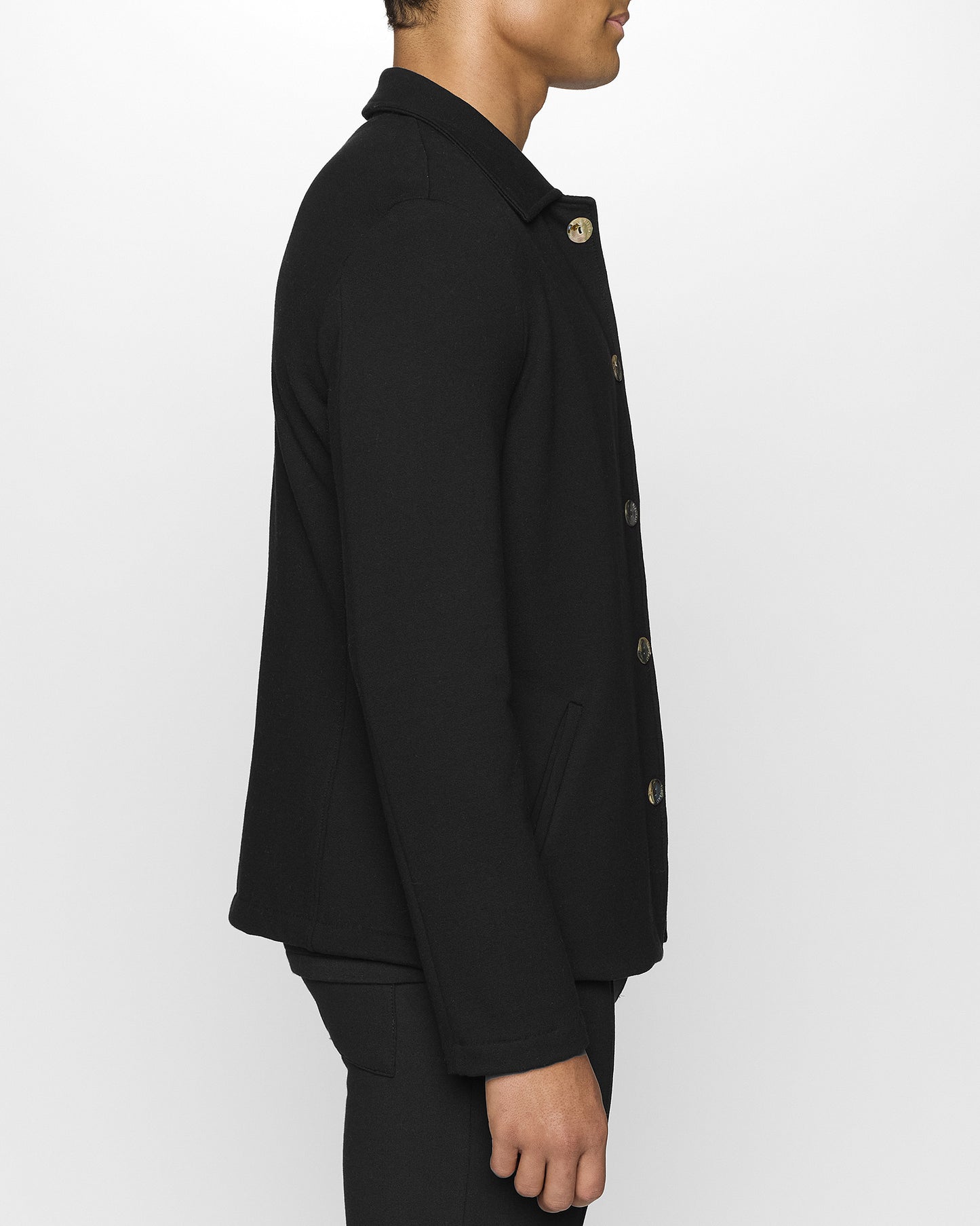 Black | The Men's Shacket by Bleusalt