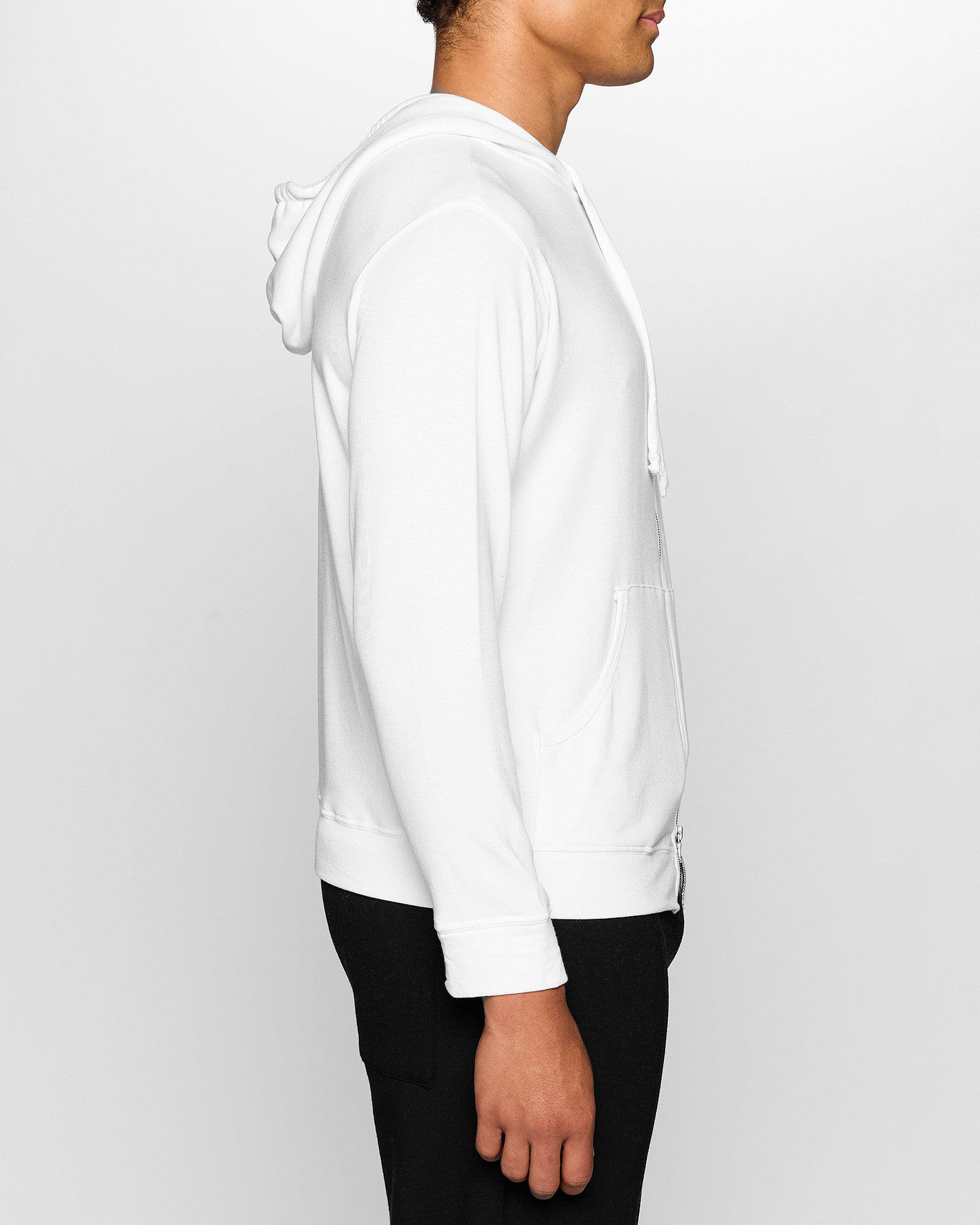 CR Selly THUMBS CUT HOODIE White L トップス