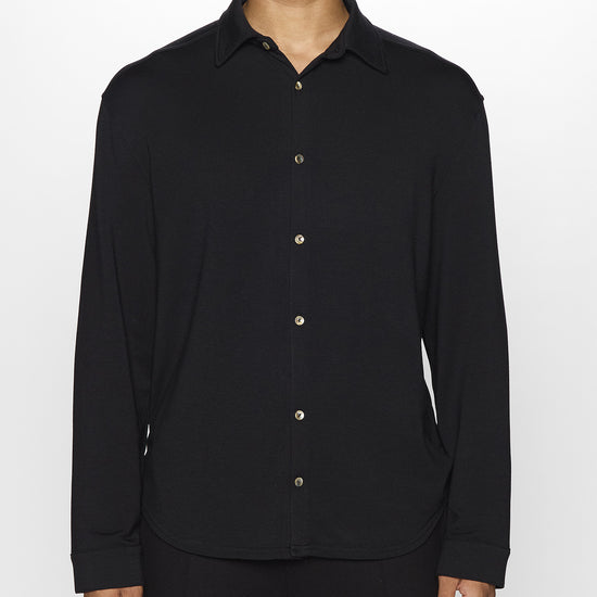 Black | The Men's Classic Shirt Front