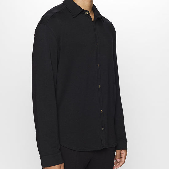 Black | The Men's Classic Shirt Angle