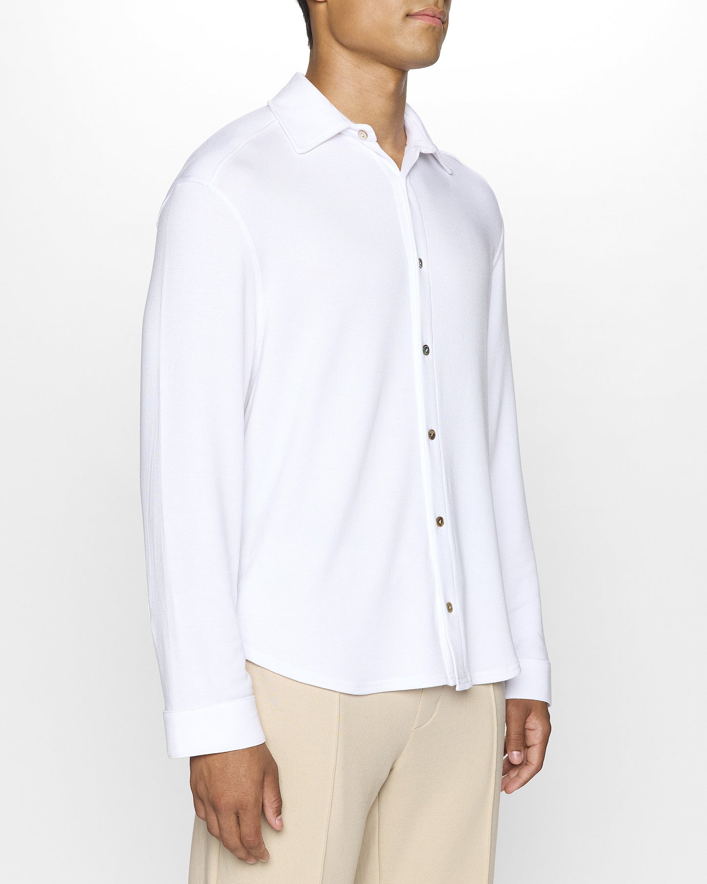 White | The Men's Classic Shirt Angle