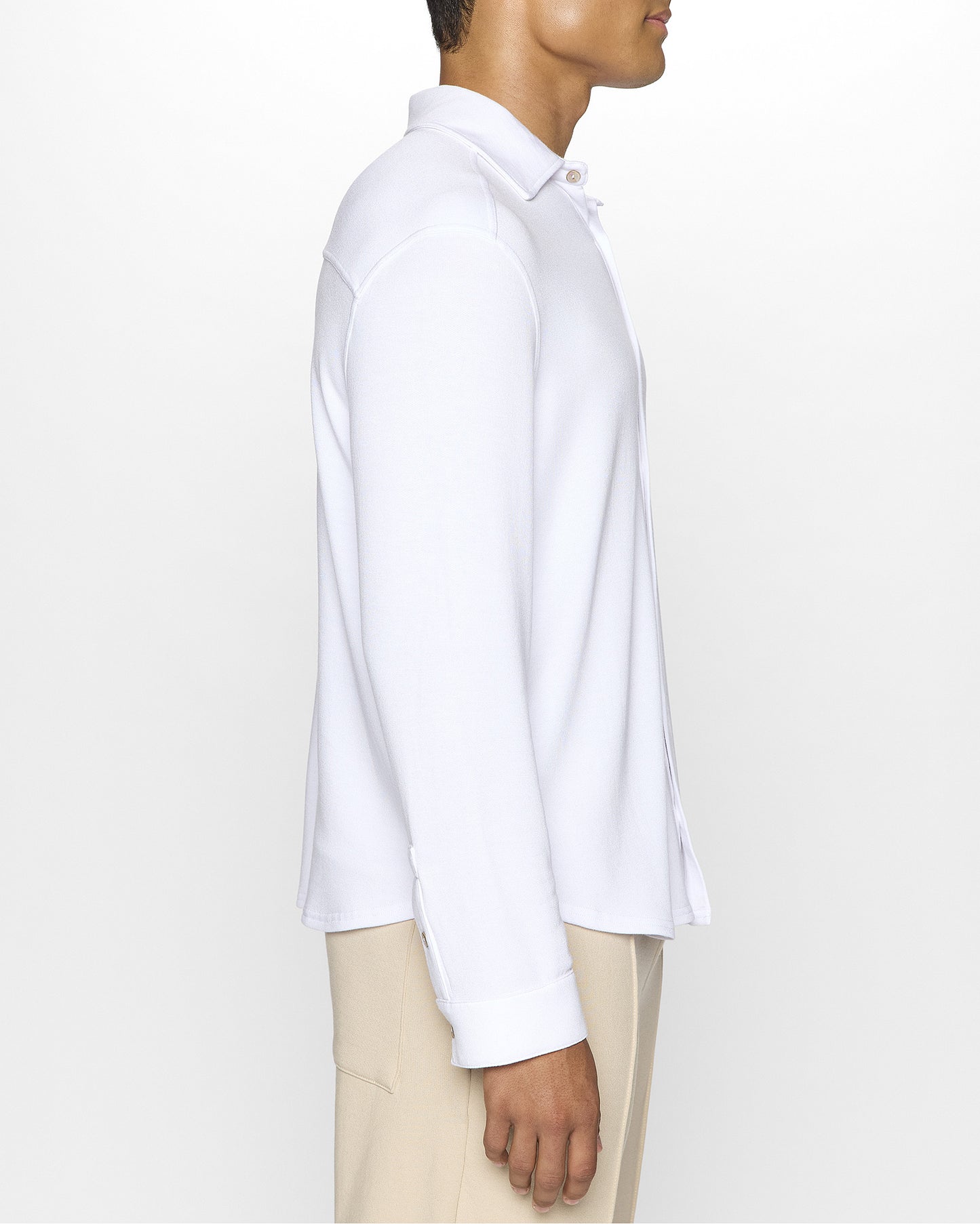 White | The Men's Classic Shirt Side