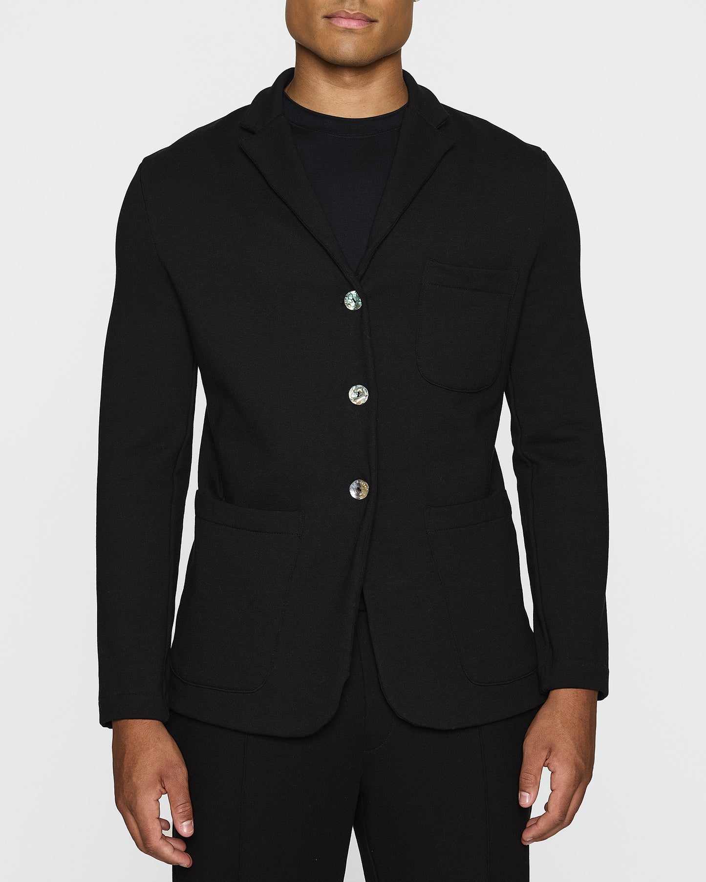 Black | The Luxe Unisex Big Rock Blazer