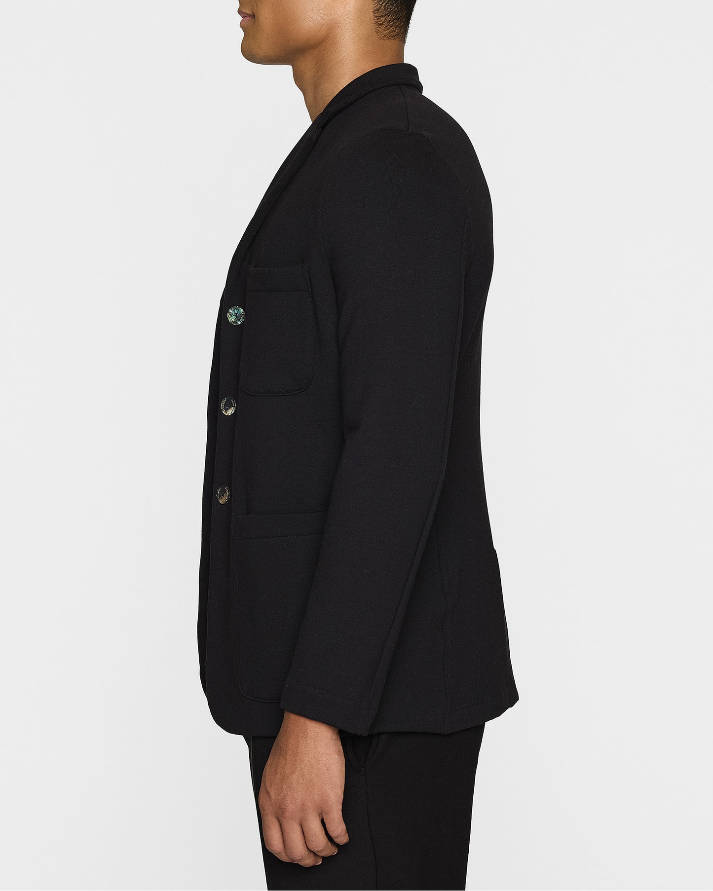 Black | The Luxe Unisex Big Rock Blazer