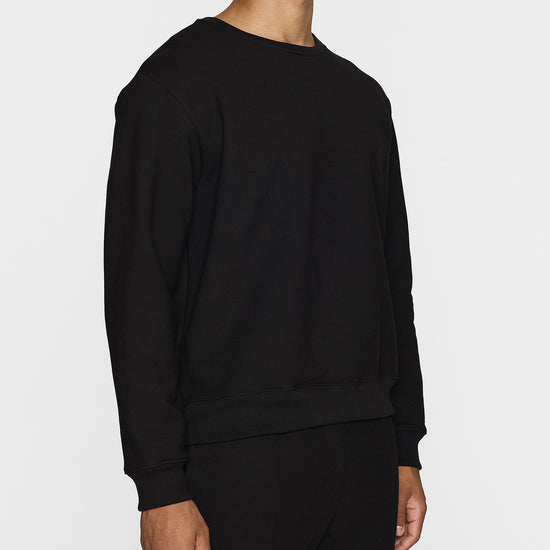 Black | The Luxe Men's Crew