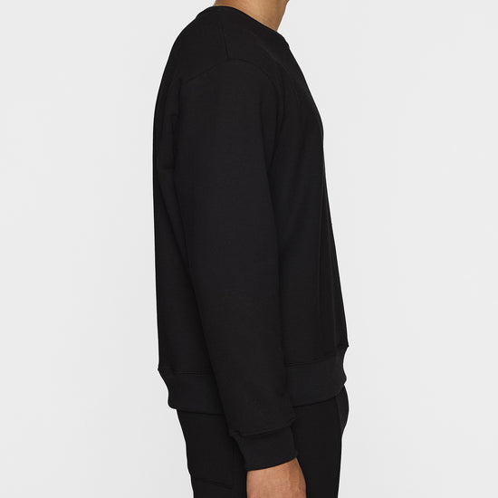 Black | The Luxe Men's Crew