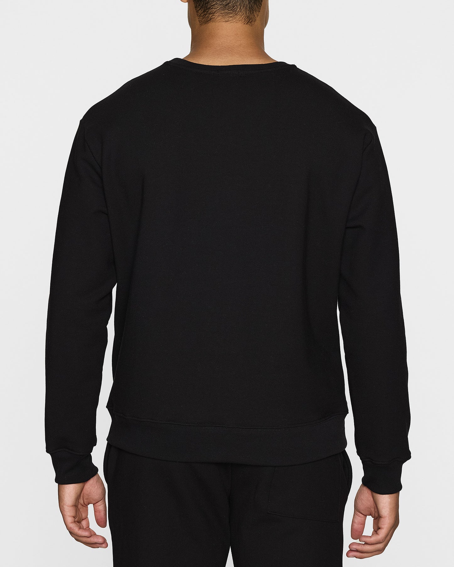 Black | The Luxe Men's Crew