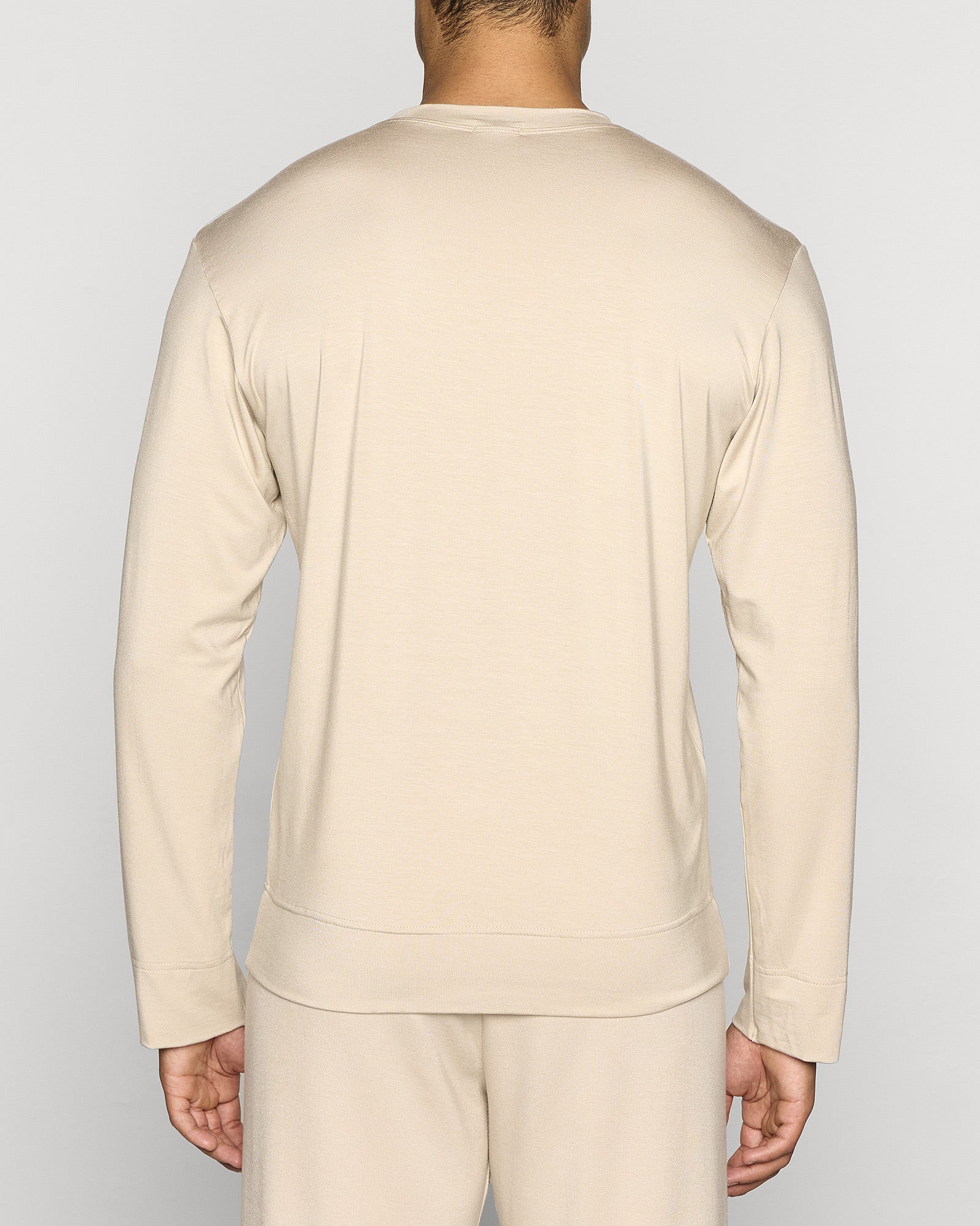 Stone | The Long Sleeve Crew Pullover Lite