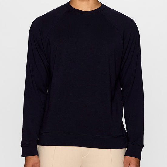 Navy | Men's Raglan Crew