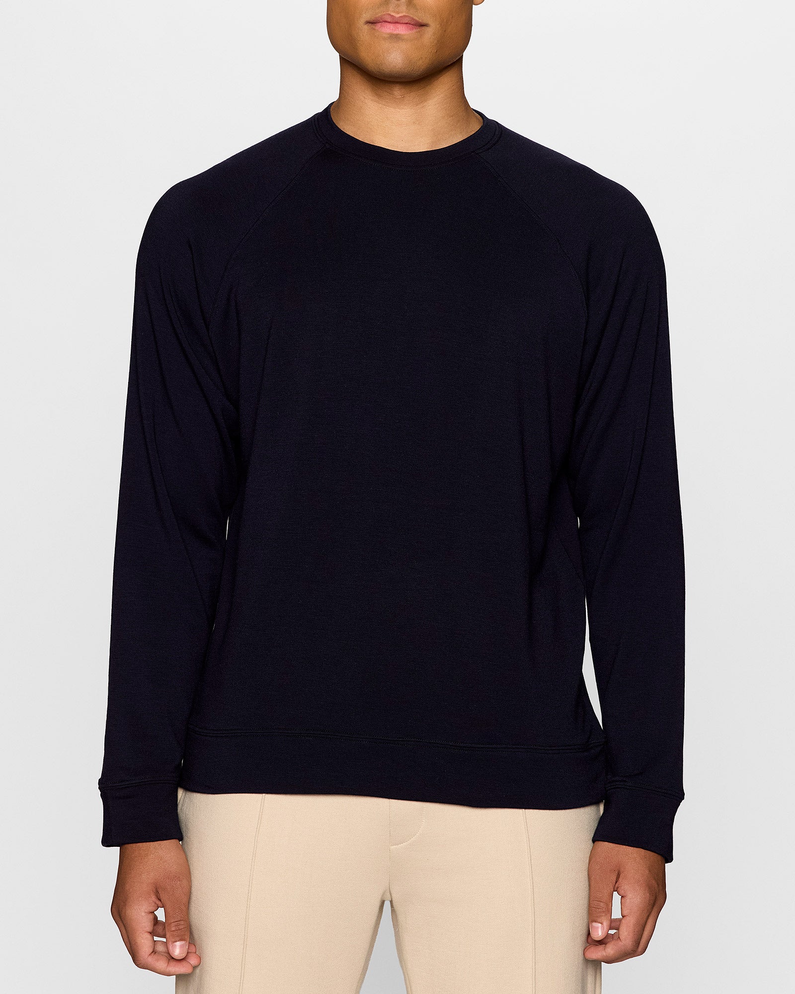 Navy | Men's Raglan Crew