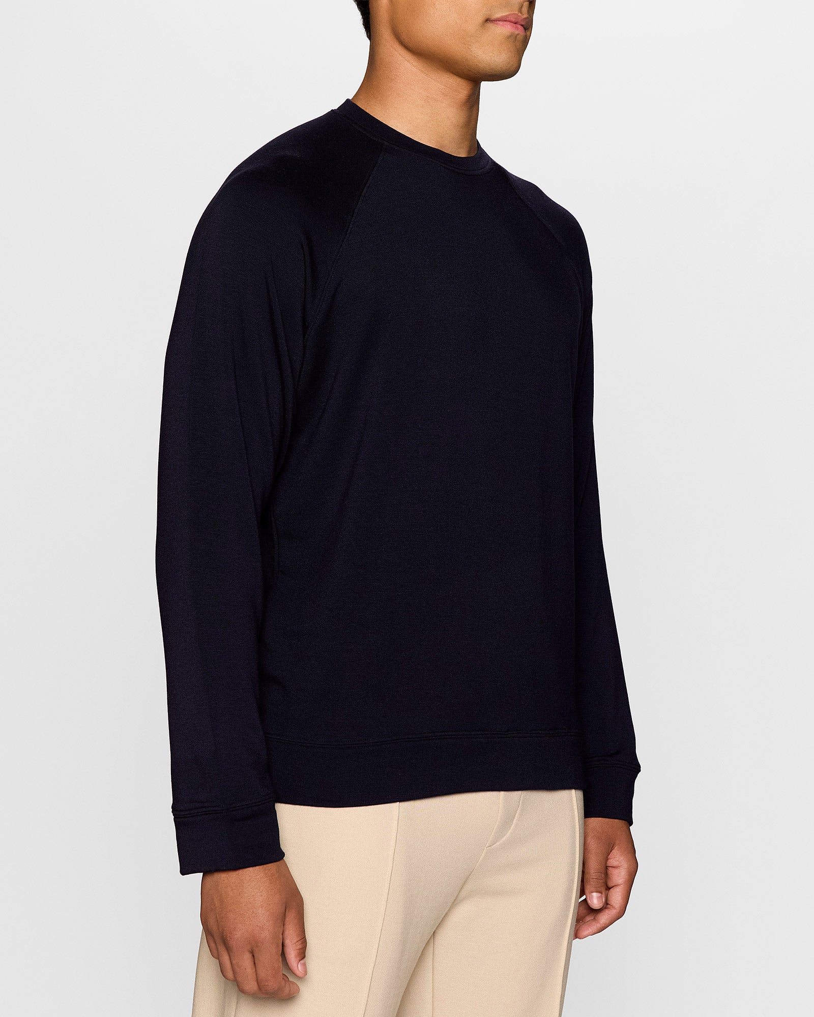 Navy | Men's Raglan Crew